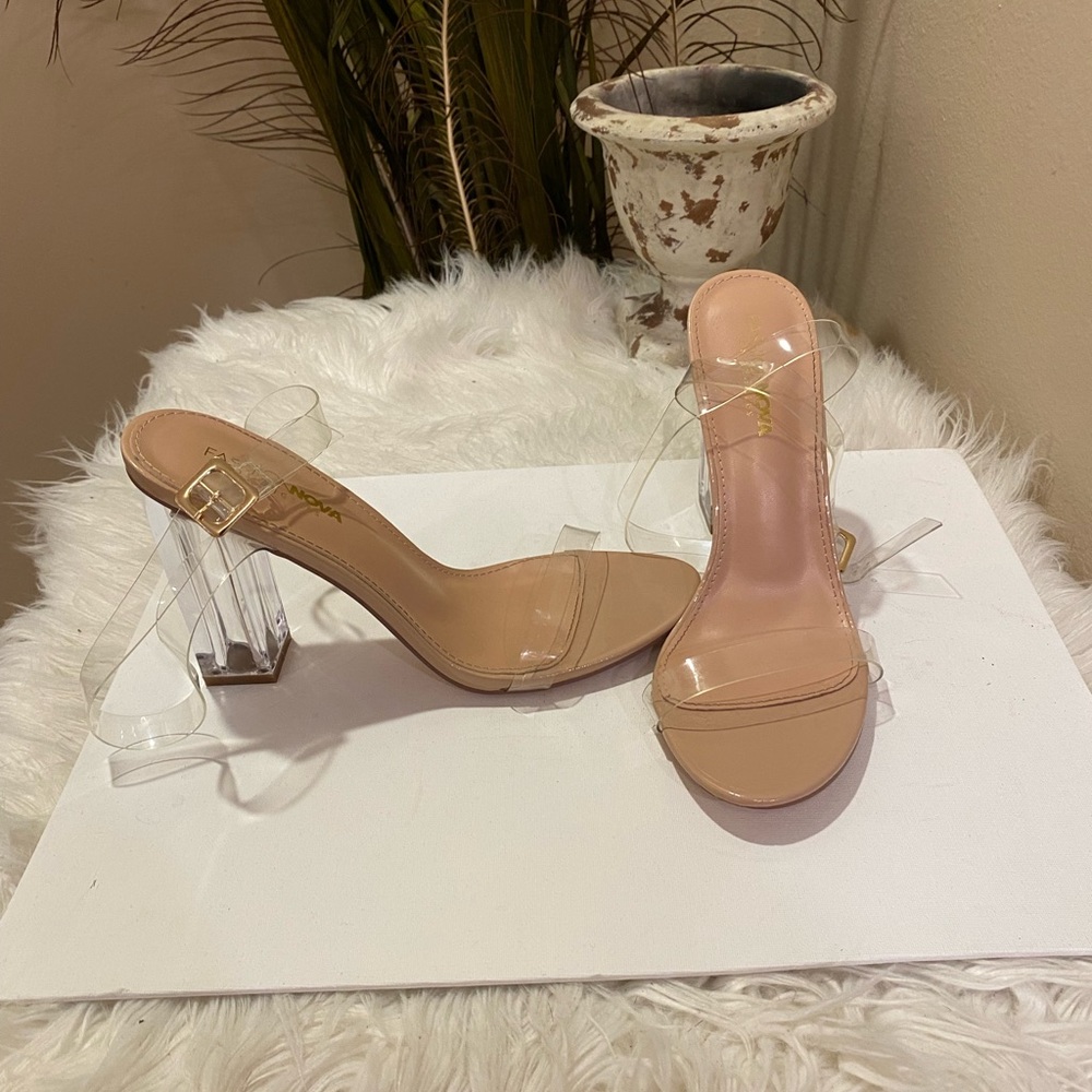 Clear Fashion Heels by Fashion  Nova.